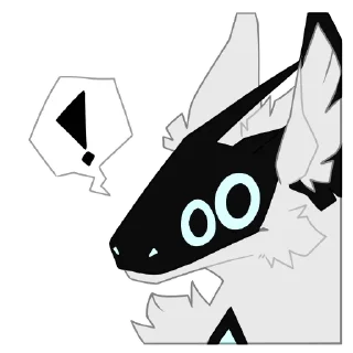Telegram sticker ❗️ cloudmantledbeast