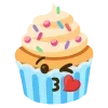 Sticker 🤩 Маффины сладуси @TgEmodziBot