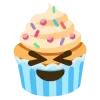 Sticker 🤩 Маффины сладуси @TgEmodziBot