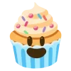 Sticker 🤩 Маффины сладуси @TgEmodziBot