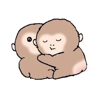 Video sticker ⭐ 꼬마 엉숭이 @manbull_sticker_bot