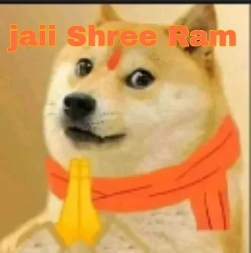 Telegram stiker 🌟 •जय श्री राम•