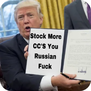 Telegram sticker 🫥 TRUMPCCSHOP.SELLPASS.IO
