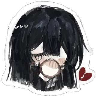 Telegram sticker 😿 luli