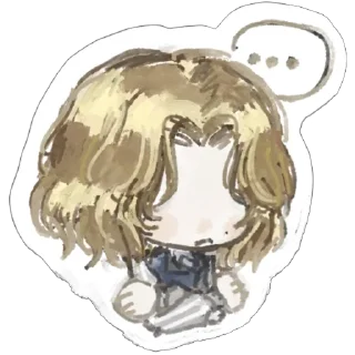 Telegram sticker 😒 luli