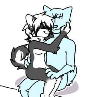 Телеграм стикер 😘 SerafK SFW