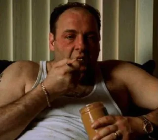 Telegram sticker 🍽 Gandolfini’s Negro-hour (@CalsiBot)