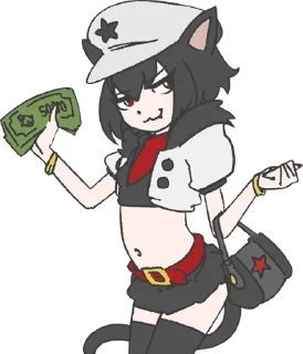 Telegram sticker 😏 /leftypol/ catgirls | @StickersOfAstora