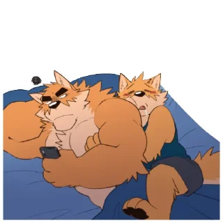 Telegram sticker 🤤 Otake and Takemoto