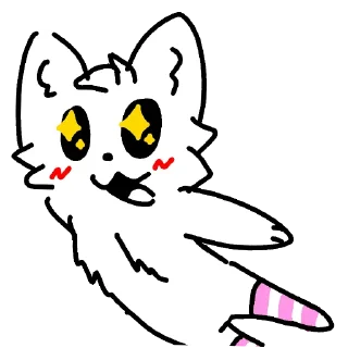 Telegram sticker 🤩 Фембои тут - @femboybase | @mxaiw_red - автор 5/12