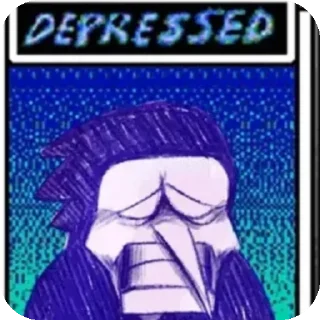 Telegram sticker 😫 SpamtonEmotes by @br0mand