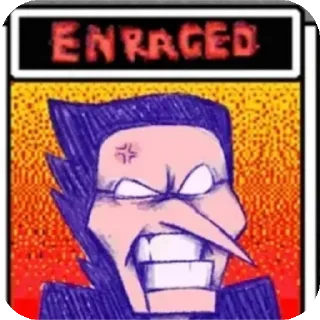Telegram sticker 😠 SpamtonEmotes by @br0mand