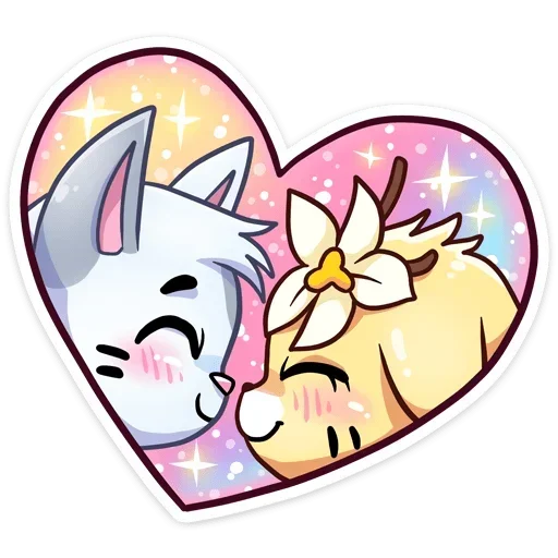 Telegram sticker ❤️ В💋 @TgEmodziBot