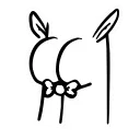Telegram sticker 🐰 Butts