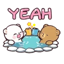Telegram stiker 🍻 Milk & Mocha- @MochaStickers