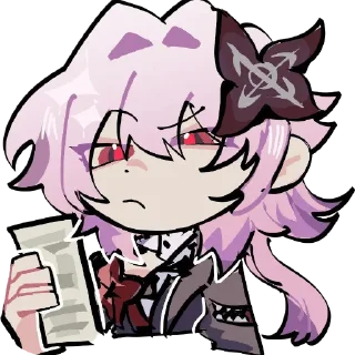 Telegram sticker 📖 March7 HSRcute :: @fStikBot