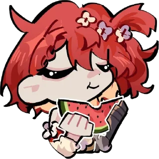 Telegram sticker 📖 March7 HSRcute :: @fStikBot