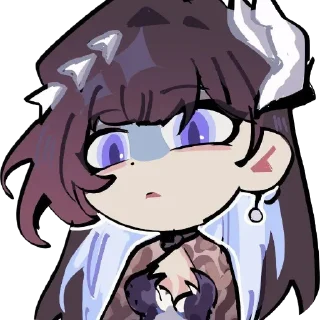 Telegram sticker 📖 March7 HSRcute :: @fStikBot