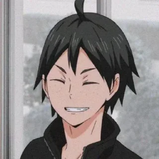 Telegram sticker 😏 - 𝐽𝑂𝐼𝑁 : @AHMSHY . Haikyuu