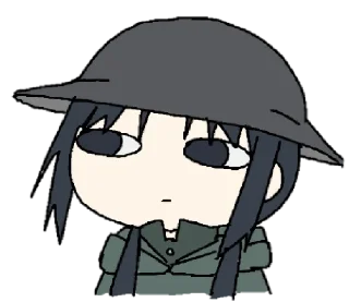 Telegram sticker 👀 少女終末旅行のスタンプ