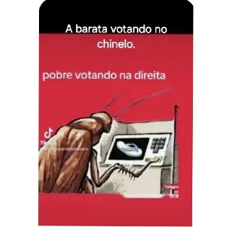 Telegram sticker 🖼 Pobre de direita