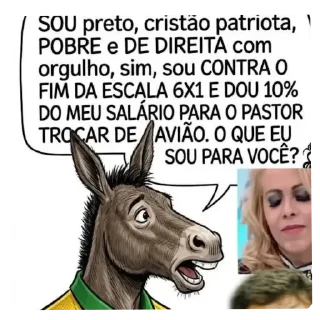 Video sticker 👂 Pobre de direita