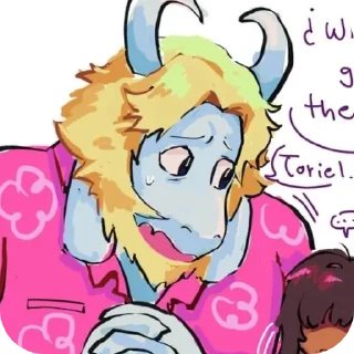 Telegram stiker 🥺 ♡Asgore core♡