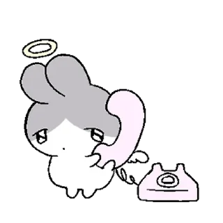 Telegram sticker 📞 Otogi-chan ➝ @benti_stickers