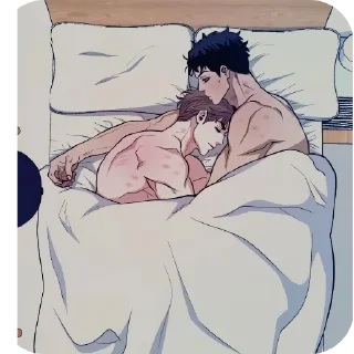 Telegram sticker ❤ Семеро насрали один носит №1