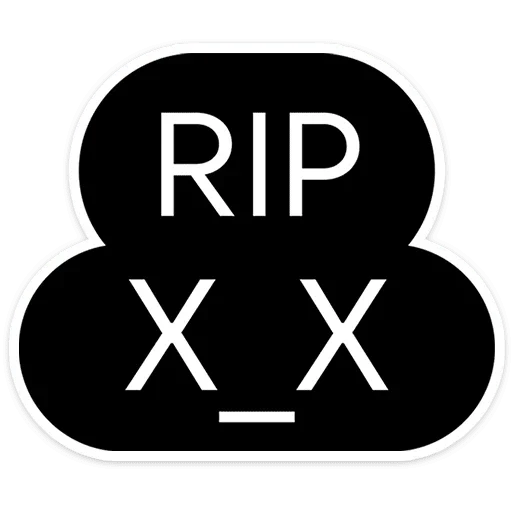 Telegram sticker ⚰️ (ಡ‸ಡ) @xctrxa