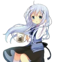 Телеграм стикер 😯 Loli