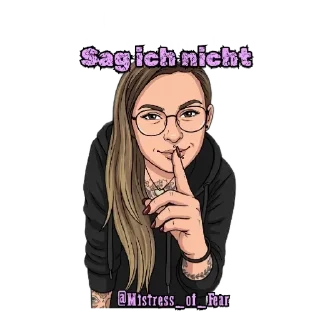 Telegram sticker 😋 @Mistress_of_Fear