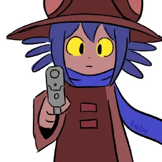 Telegram sticker 😕 Oneshot создатель ебанат :: @fStikBot