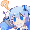 Sticker 🤔 Hatsune Miku @zhaxia_cn