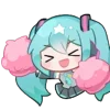Sticker 💪 Hatsune Miku @zhaxia_cn