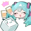 Sticker 😙 Hatsune Miku @zhaxia_cn