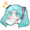 Sticker 😐 Hatsune Miku @zhaxia_cn