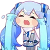 Sticker 😭 Hatsune Miku @zhaxia_cn