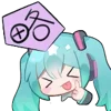 Sticker 😝 Hatsune Miku @zhaxia_cn