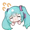 Sticker 😭 Hatsune Miku @zhaxia_cn