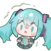Sticker 😨 Hatsune Miku @zhaxia_cn