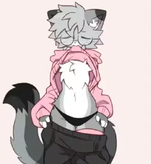 Video sticker 😏 furry