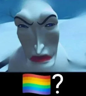 Telegram sticker 🏳‍🌈 Preto é gente?