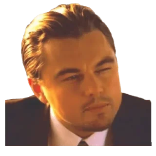 Telegram sticker 🤨 leonardo dicaprio