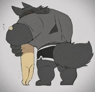 Telegram sticker ❤️‍🩹 Hyaku1063 wolf sticker pack :: @fStikBot