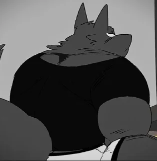 Telegram sticker 🌟 Hyaku1063 wolf sticker pack :: @fStikBot