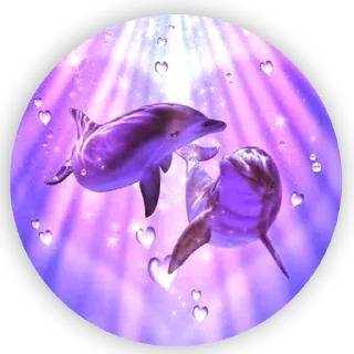 Телеграм стикер 🐬 Tarek abrahim 1111