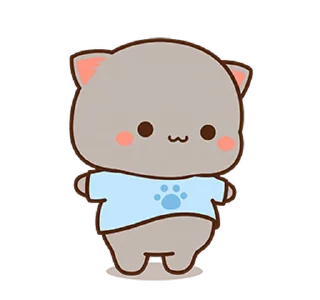 Video sticker 🫃 Peach & Goma 14 @SbornikStickers