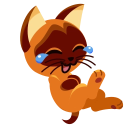 Sticker 🤣 Котёнок Г�...