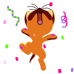 Sticker 🎉 Котёнок Гав @TgEmojis